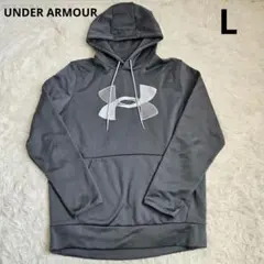 Under Armour アンダーアーマー　グレー フード付きパーカー　L