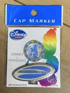 新品未開封　パラディーゾ　ディズニーコラボ　ゴルフマーカー　青