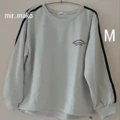 【USED】mir..mako しまむら ラメ プルオーバー M