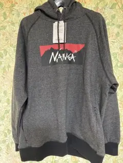 【新品未使用タグつき】ナンガ　エコハイブリッドスウェットフーディー　M ブラック