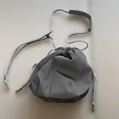 MOUN TEN. 巾着ショルダーバッグ グレーのサムネイル