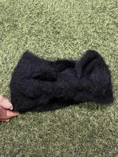 ブラックリボンヘアバンド