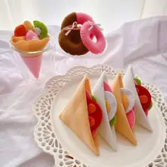 おままごと♡クレープ♡ドーナツ♡サンドイッチ