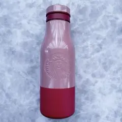 スターバックス　ステンレスロゴボトル　バイカラー　ピンク