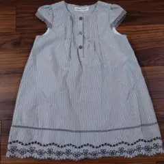 BeBe ストライプ柄 ワンピース 100