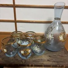 ベネチアンガラス　グラス５　デキャンタ１ ベネチアングラス デキャンタ1とショットグラス6のセット - メルカリ