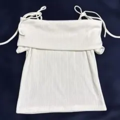 ホワイト オフショル サイズ記載なし