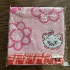 マリーちゃん刺繍タオル ピンク 36x34cm