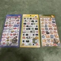 ボンボンドロップシール　和柄　3種