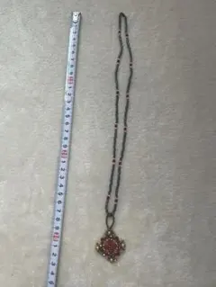 【値下げ済み】ビーズ ネックレス 黒 ハンドメイド