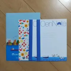 【未使用】OenNote ノート 海の日 下敷き ファイル 日本内航海運 4点