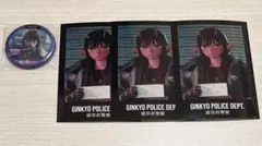 ミルキー サブウェイ　マンガ展　蓄光缶バッジ　ブロマイド　アカネ