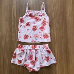 hakka kids 水着　セパレート　女の子　Mサイズ（120〜130cm）