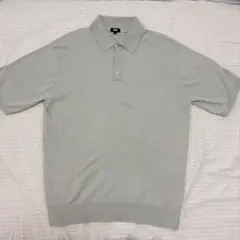 UNIQLO ウォッシャブルニットポロセーター　半袖のサムネイル
