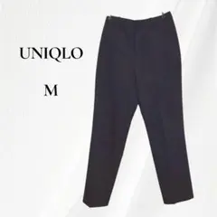 ◇ユニクロ 感動スリムパンツ テーパードパンツ ブラック M
