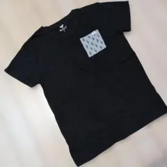 ROXY 半袖Tシャツ ポケット付き ブラック Lサイズのサムネイル