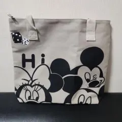ミッキー ミニー 手提げ袋 キャンバス