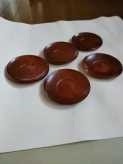 茶托5枚