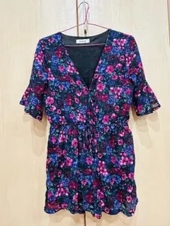 【CHILLE ANAP】花柄シフォンオールインワンのサムネイル