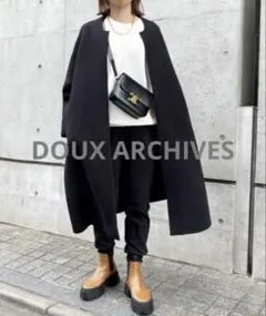 DOUX ARCHIVES ドゥアルシーヴ　ボンデイングロングコート　おしゃれのサムネイル