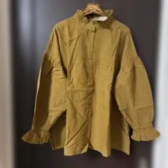 新品＊サマンサモスモス＊スタンドネックフリルブラウス