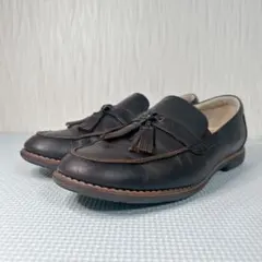 ペダラ アシックス タッセルローファー レザー　こげ茶　23.5