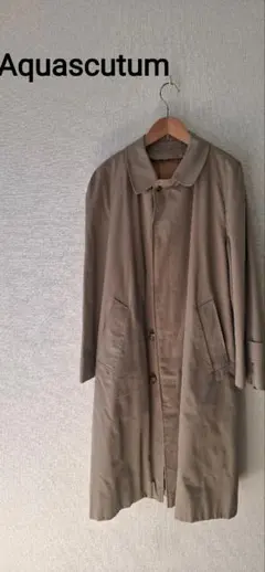 Aquascutum ステンカラーコート ベージュのサムネイル