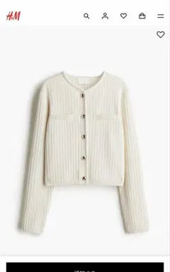 鹿の子ニットカーディガン　H&M GRL GU MilaOwen ZARA