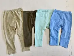 ユニクロ無印　レギンスパンツ　80/90