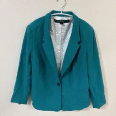早い者勝ち⭐️ kensie 【L】ターコイズ テーラードジャケット