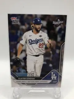 topps NOW WS激闘の第3戦延長18回　カーショウ　現役最後の抑え