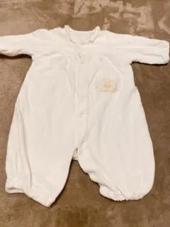 【60サイズ】ベビーロンパース（クマさん柄）