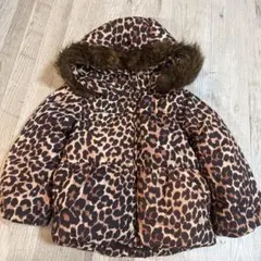 GAP KIDS 4y レオパード ヒョウ柄 ダウンジャケット