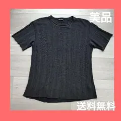 週末限定値下げ♥️ジョルジオアルマーニ♥️薄手半袖ニット♥️　52のサムネイル