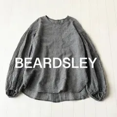 極美品BEARDSLEY麻混ギンガムチェックブラウス　2.2万のサムネイル