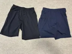 UNIQLO ショートパンツ 2枚セット ブラック ネイビー