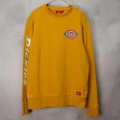 Dickies トレーナー イエロー Sサイズ 綿 長袖