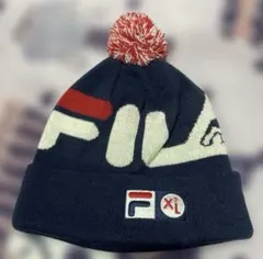 【新品未使用】XLARGE FILA コラボ ニット帽