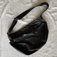 【美品】ヴィーガンレザーニュースペーパーバッグ/FREAK'S STORE