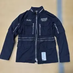 NEIGHBORHOOD ボンテージジャケット　ジップジッパーzip　黒ブラック