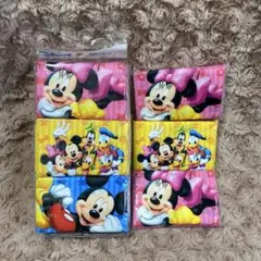 【平成レトロ】Disney ポケットティッシュ 6パック&バラ3個★おまけ付のサムネイル