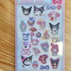 マイメロディ クロミ　ボンボンドロップシール　お裾分け