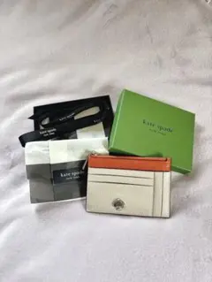 katespade ケイラ カラーブロック ラージ スリム カード ホルダー