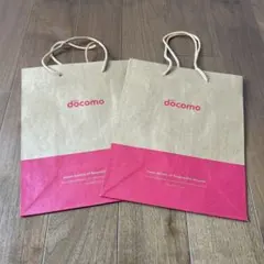 docomo ショップ袋　2セット