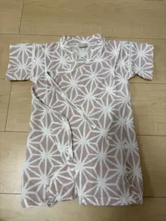 ベビー 甚平 ロンパース 麻の葉柄