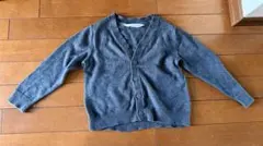 H&M グレー カーディガン EUR 98/104