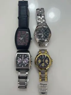 クォーツ腕時計セット（4点）　動作未確認