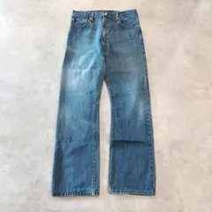 リーバイス517 Levis W34 ブルーデニム 青 フレア 古着 15505