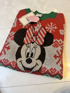 ミニー ニットセーター　Mサイズ　クリスマス　アベイル