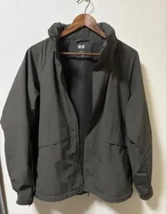 【美品】ウィンドプルーフスタンドブルゾン　ダークブラウン　S